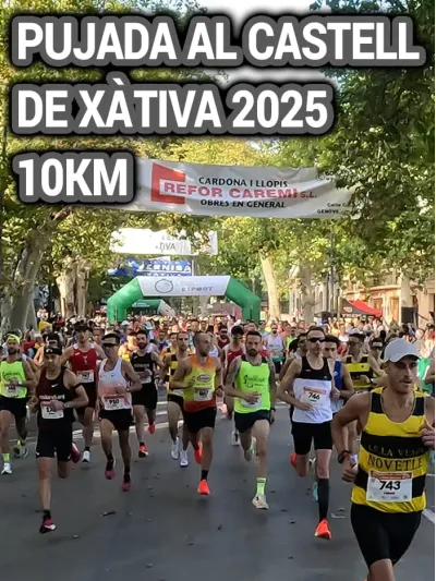 PUJADA AL CASTELL XÀTIVA 2025 🏆 CLASIFICACIÓN