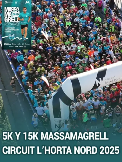 5K Y 15K CARRERA MASSAMAGRELL 2025 CLASIFICACIÓN CIRCUIT HORTA NORD
