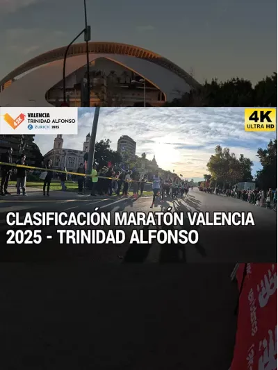 CLASIFICACIÓN MARATÓN VALENCIA 2025 DESDE EL RECORRIDO
