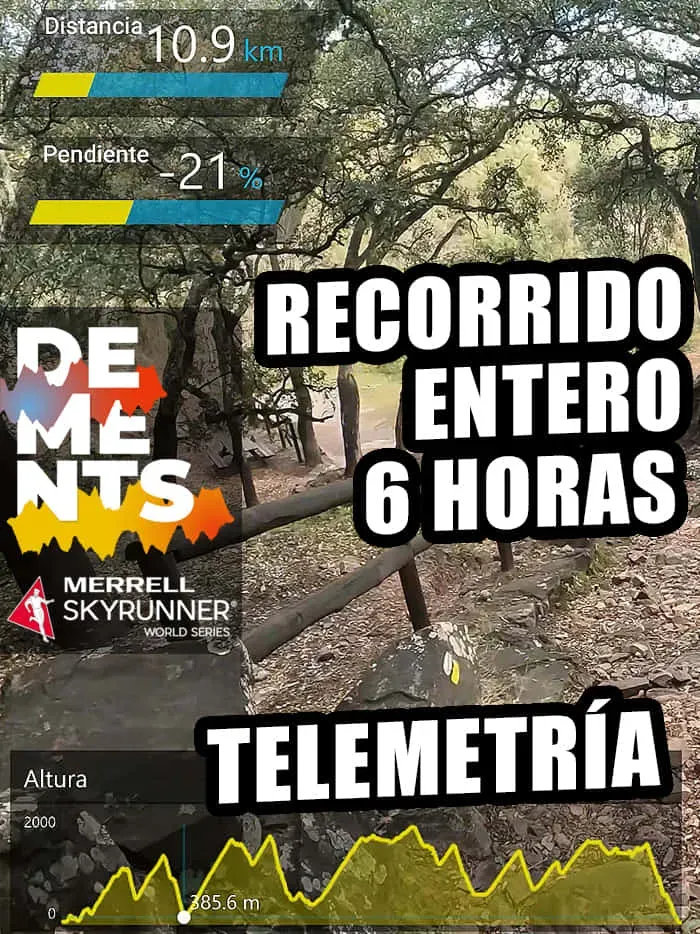 RECORRIDO MARATÓ DELS DEMENTS 2024 EN VÍDEO CON TELEMETRÍA